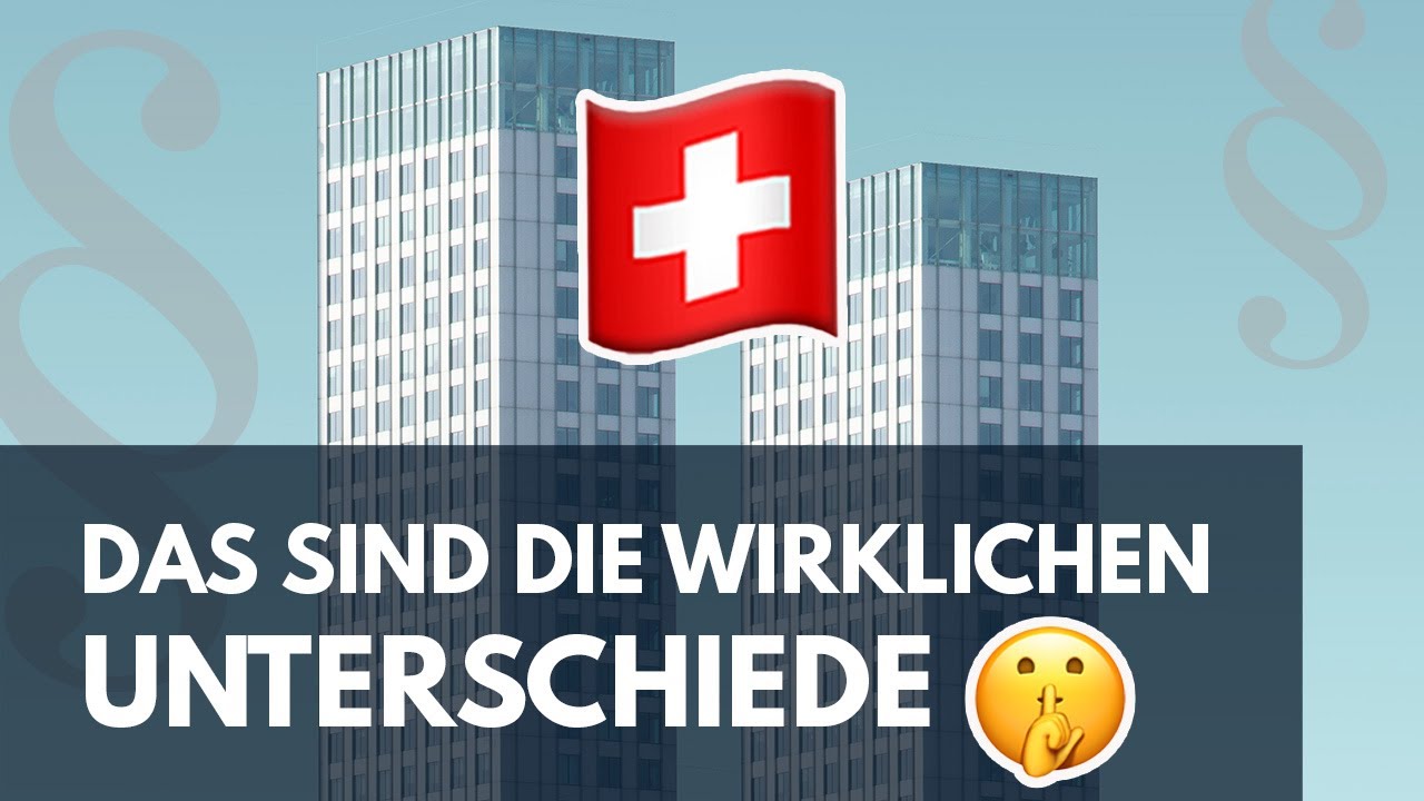 🇨🇭 Aktiengesellschaft oder GmbH in der Schweiz?