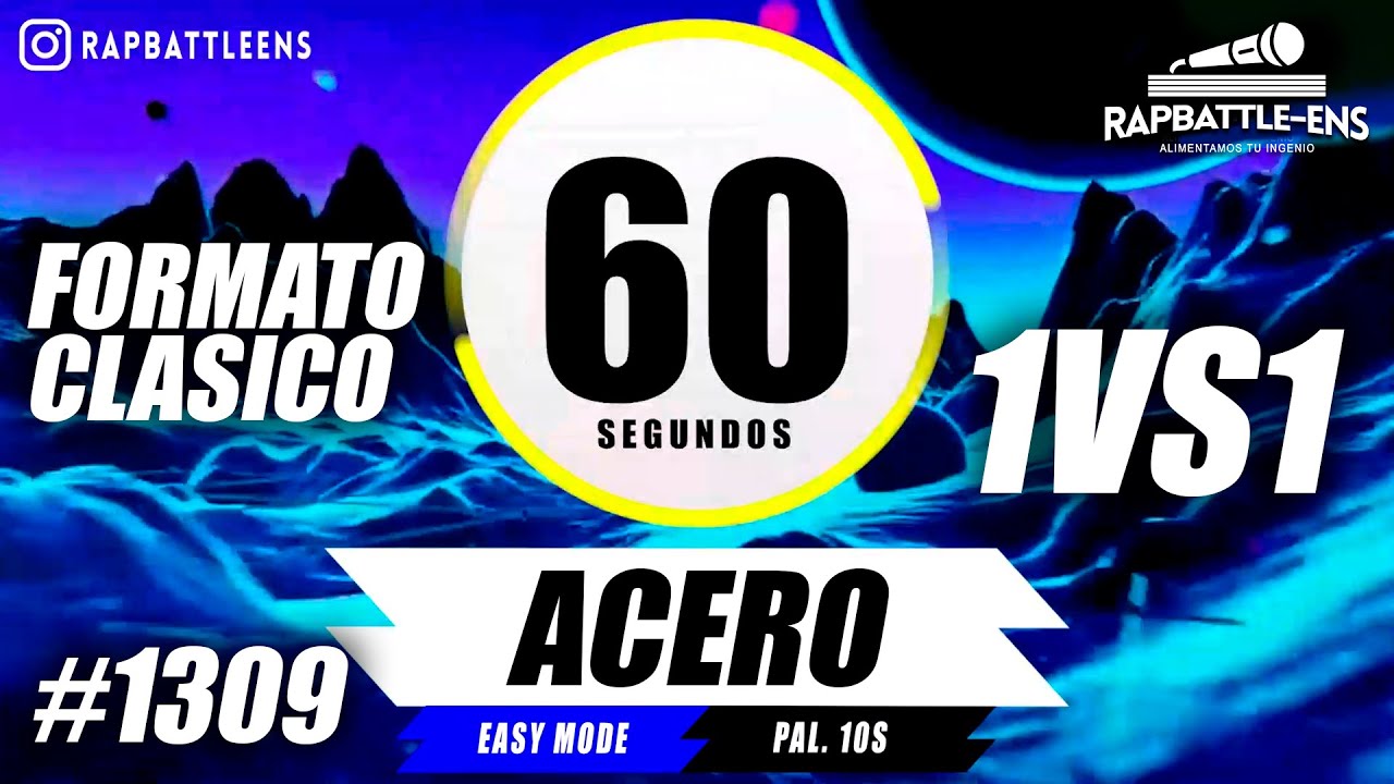 🎤 Formato FMS 1VS1 🔥 Base de Rap Para Improvisar Con Palabras | ENTRENAMIENTO FMS #1309