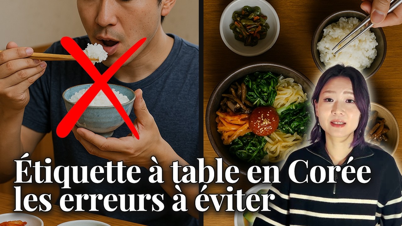 Étiquette à table en Corée : les erreurs à éviter