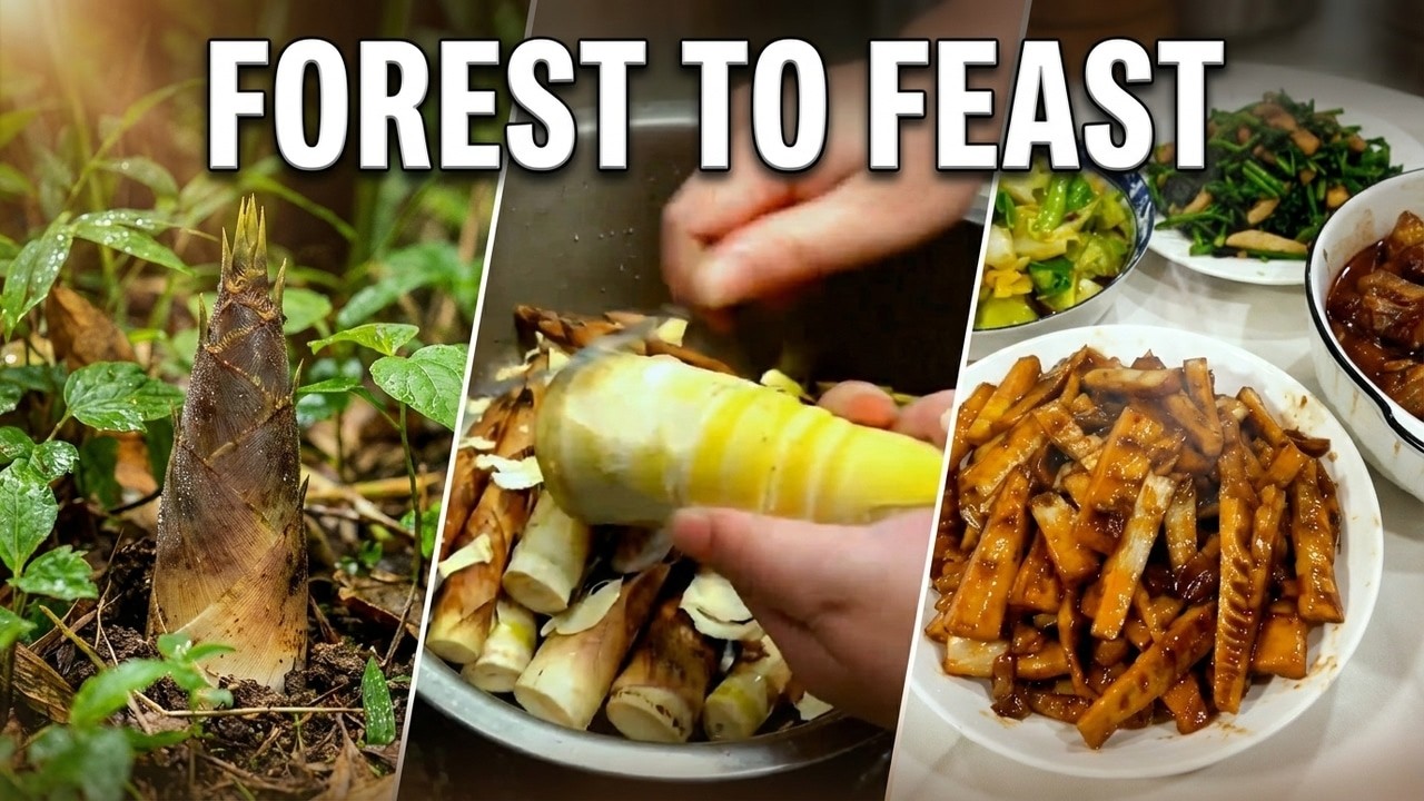 Harvesting Bamboo Shoots? The Bamboo Shoots For Dinner!