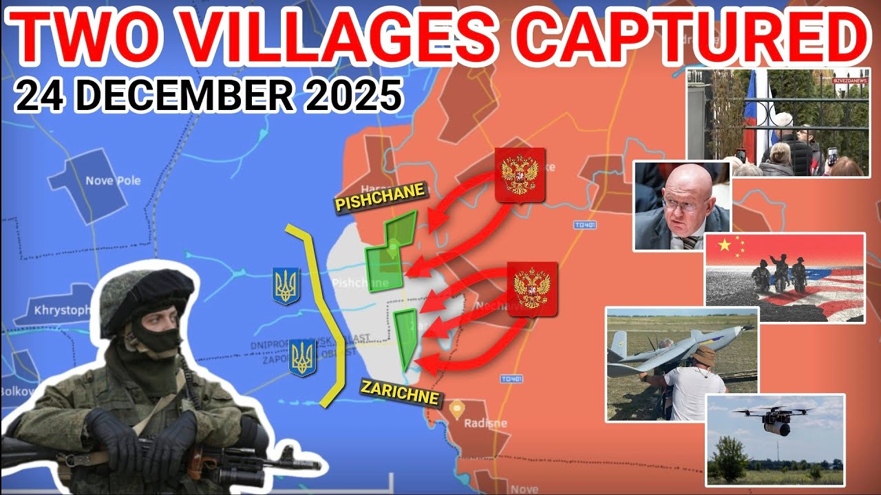 Two Villages Fall in Dnipropetrovsk | Frontline Situation Worsens [24 December 2025]
