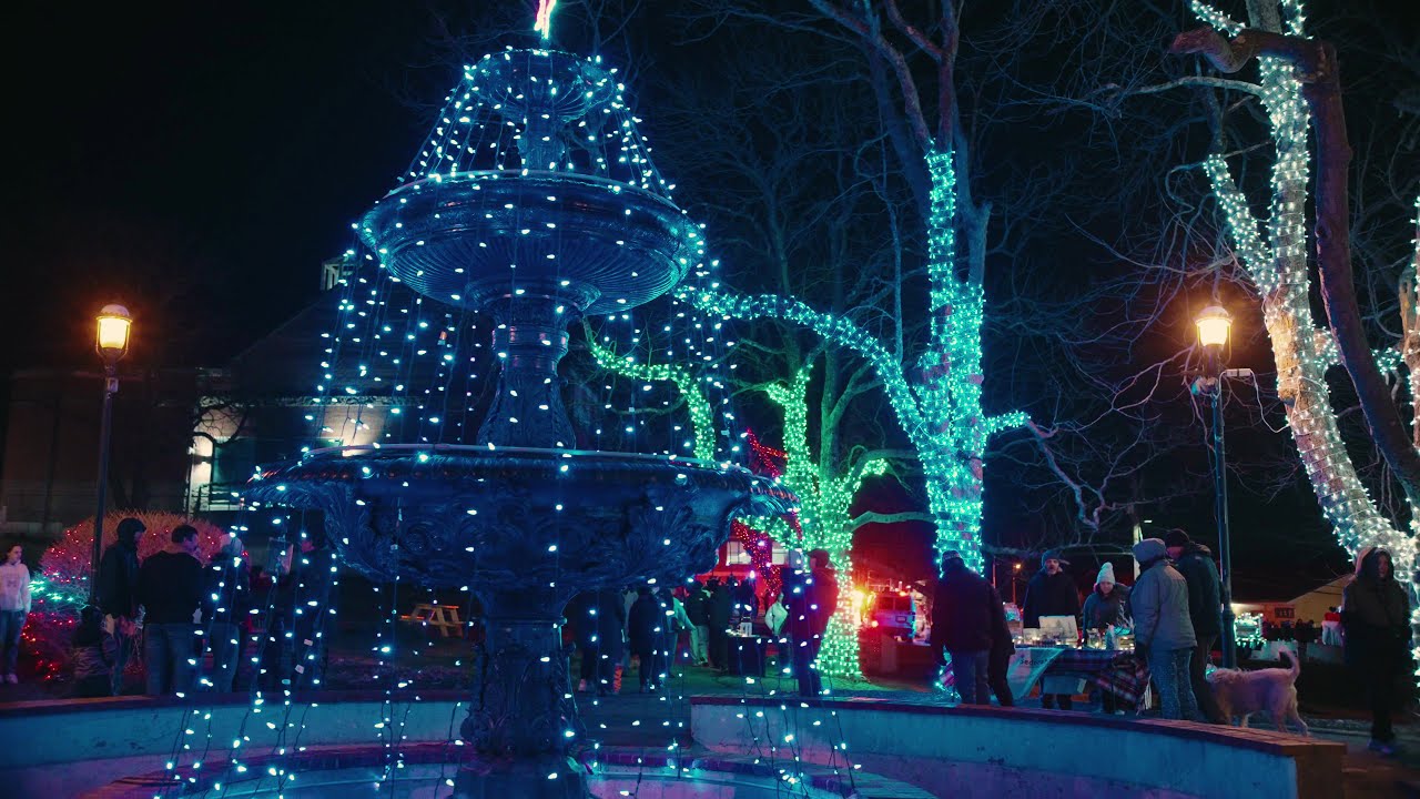 Walking through a Winter Wonderland event - Frost Park Yarmouth Nova Scotia - December 20th