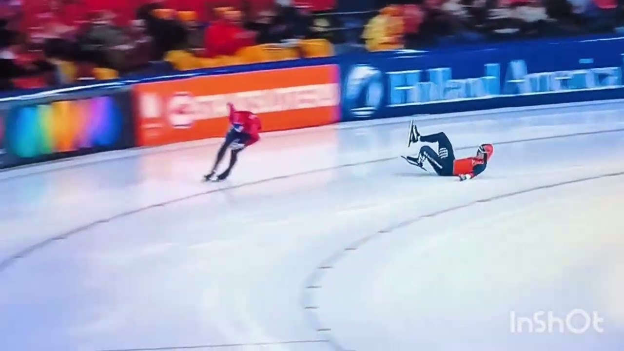 Janno Botman, fall, #iceskating, #wk, #thialf