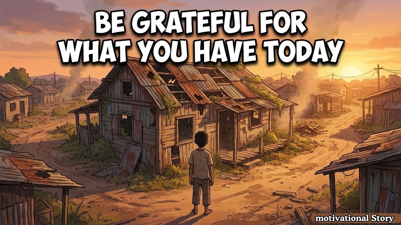 Be grateful for what you have today! |  A Powerful Motivational Story