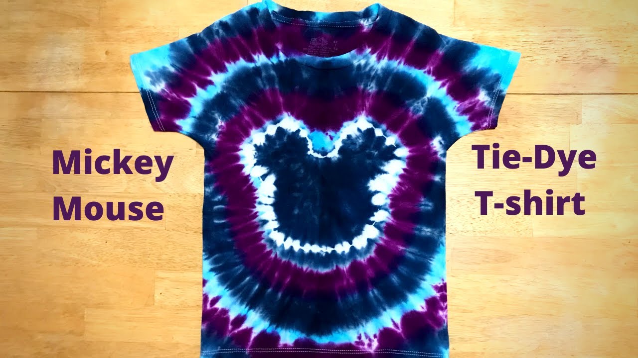 How to Tie Dye a Mickey Mouse T-Shirt | Step by Step Instructions