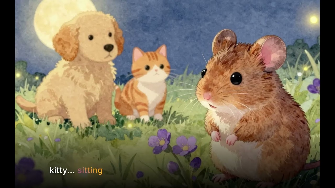 🐶🐱🐭 Unlikely Friends 🐶🐱🐭 A Warm Bedtime Story About Friendship ✨🐭🐱🐶