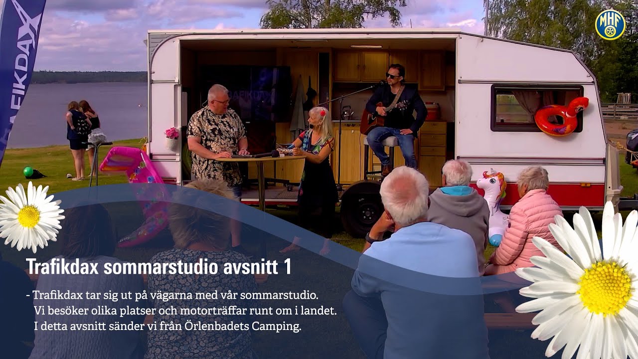 Trafikdax sommarstudio avsnitt 1 - Från Örlenbadets camping.