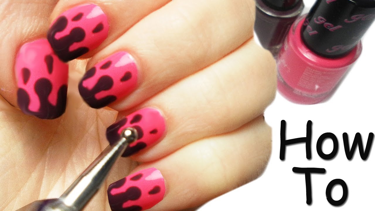 Dripping Nail Art Tutorial Facile/Veloce