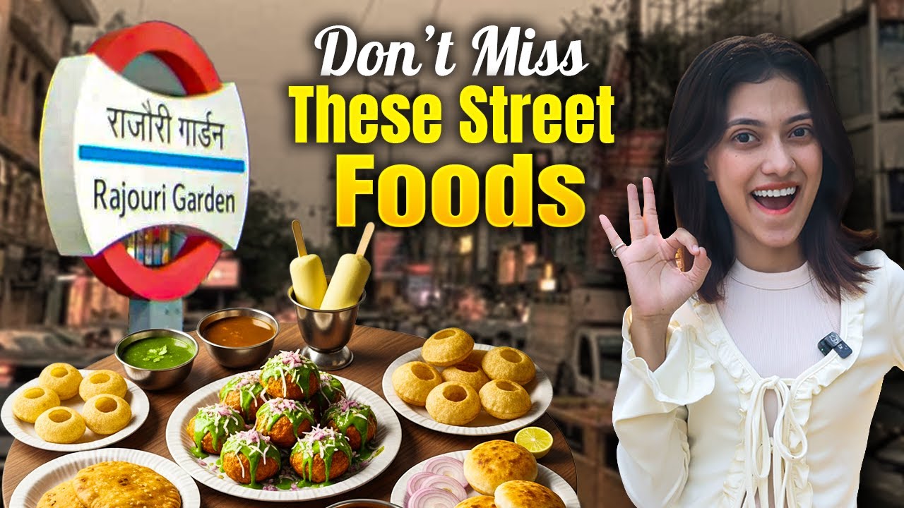 What to Eat in Rajouri Garden? | Top 5 Street Foods! 😍 #rajourigarden