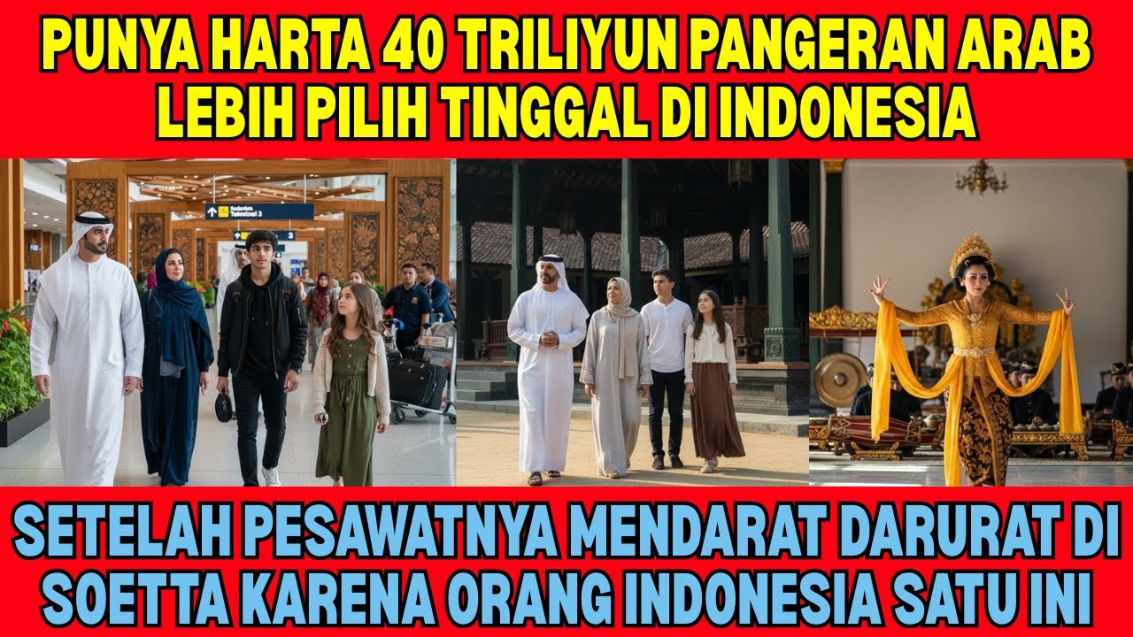 Pesawat Pangeran Arab Mendarat Darurat Di Soetta! Dikira Negara Terbelakang, Akhirnya Gak mau Pulang
