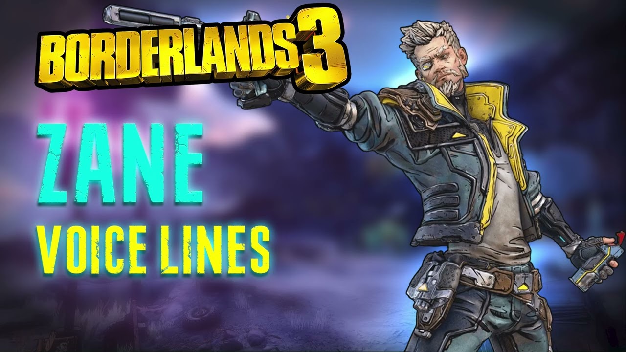Borderlands 3: Зейн (Оператор) Голосовые линии + Усилия