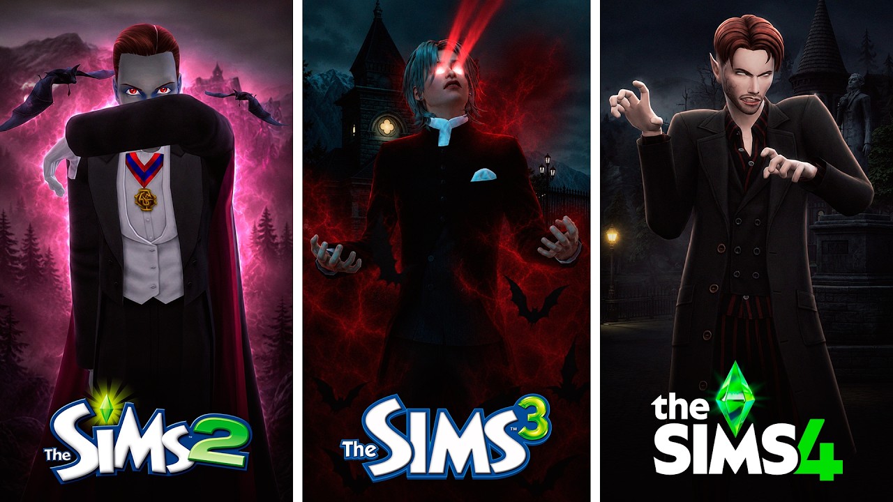 Где ВАМПИРЫ намного могущественней? / Сравнение The Sims