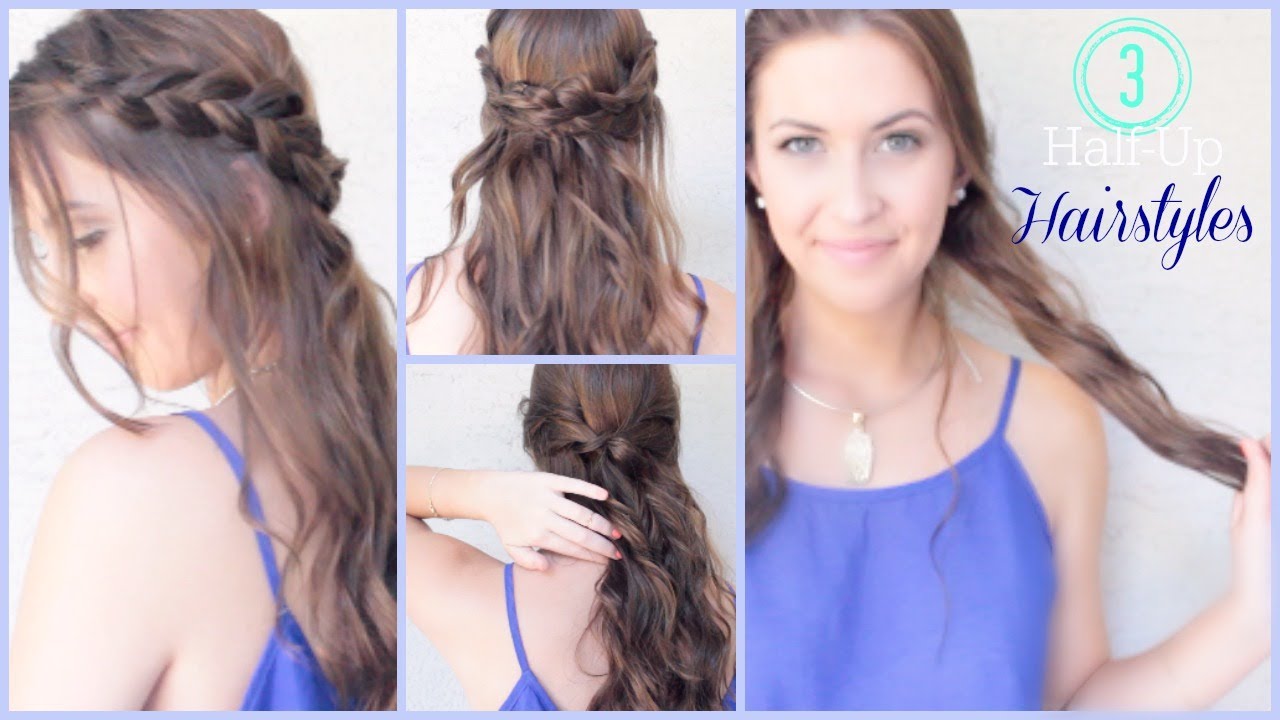 3 Quick & Easy Half-Up Hairstyles | Courtney Lundquist