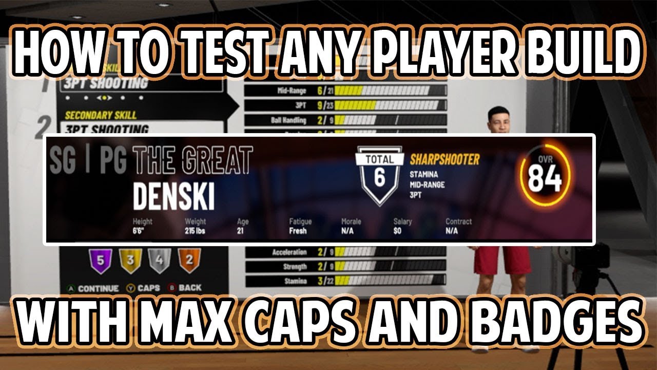 NBA 2K19 HOW TO TEST ANY BUILD WITH MAX ATTRIBUTES AND BADGES! DON'T WASTE VC! NO REAL 99 MYPLAYER!