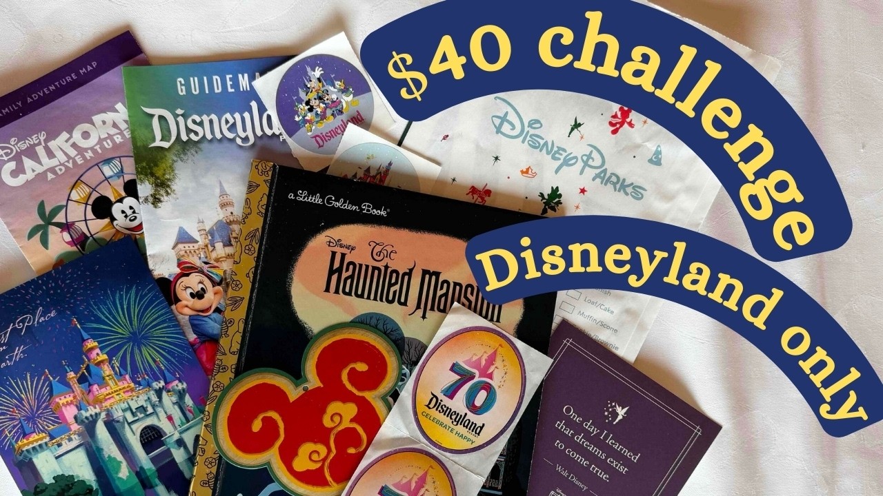 Disneyland Art Challenge: Art journal from found papers