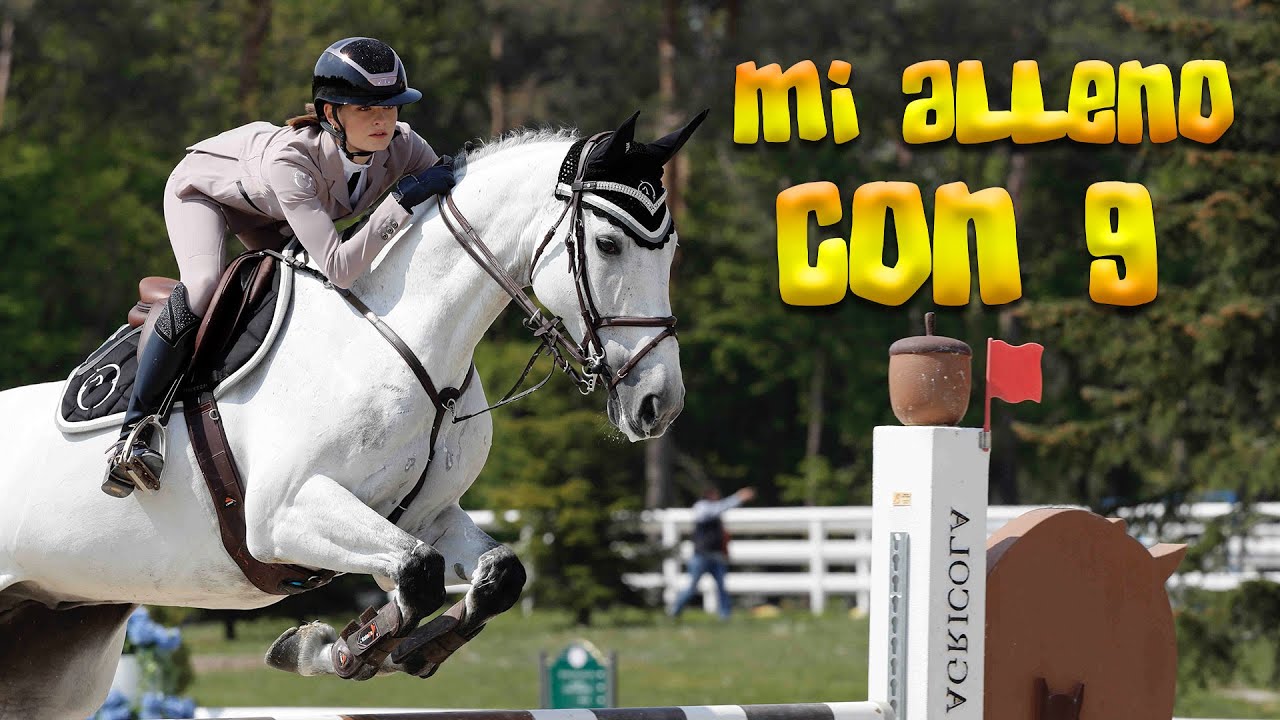 PERCORSO DI SALTO OSTACOLI CON IL MIO CAVALLO ❤