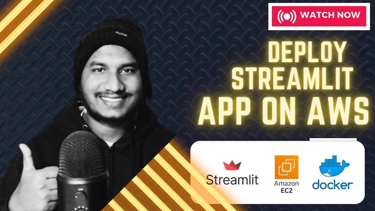 How To Deploy Streamlit Application on AWS EC2 Instance  | Docker 🚀
