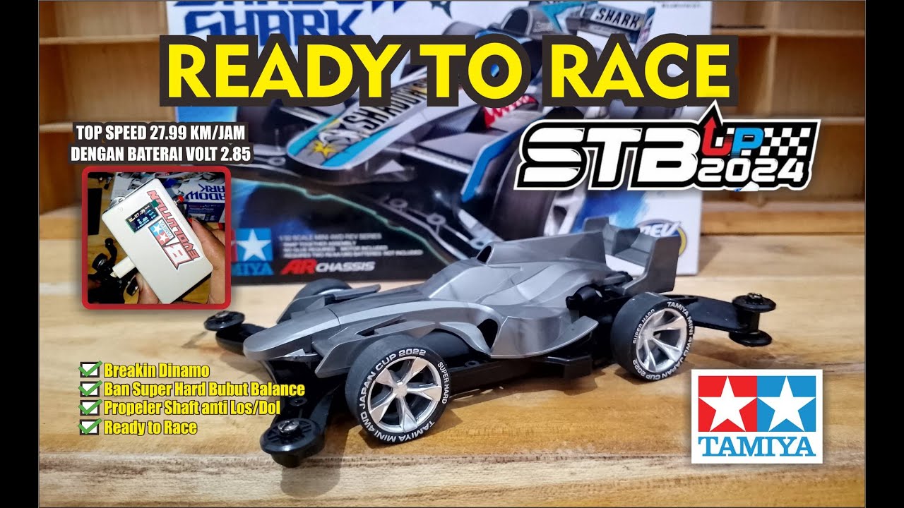 [ミニ四駆 ] RAKIT DAN SETTING TAMIYA STB UP 2024 AR CHASSIS READY TO RACE!!