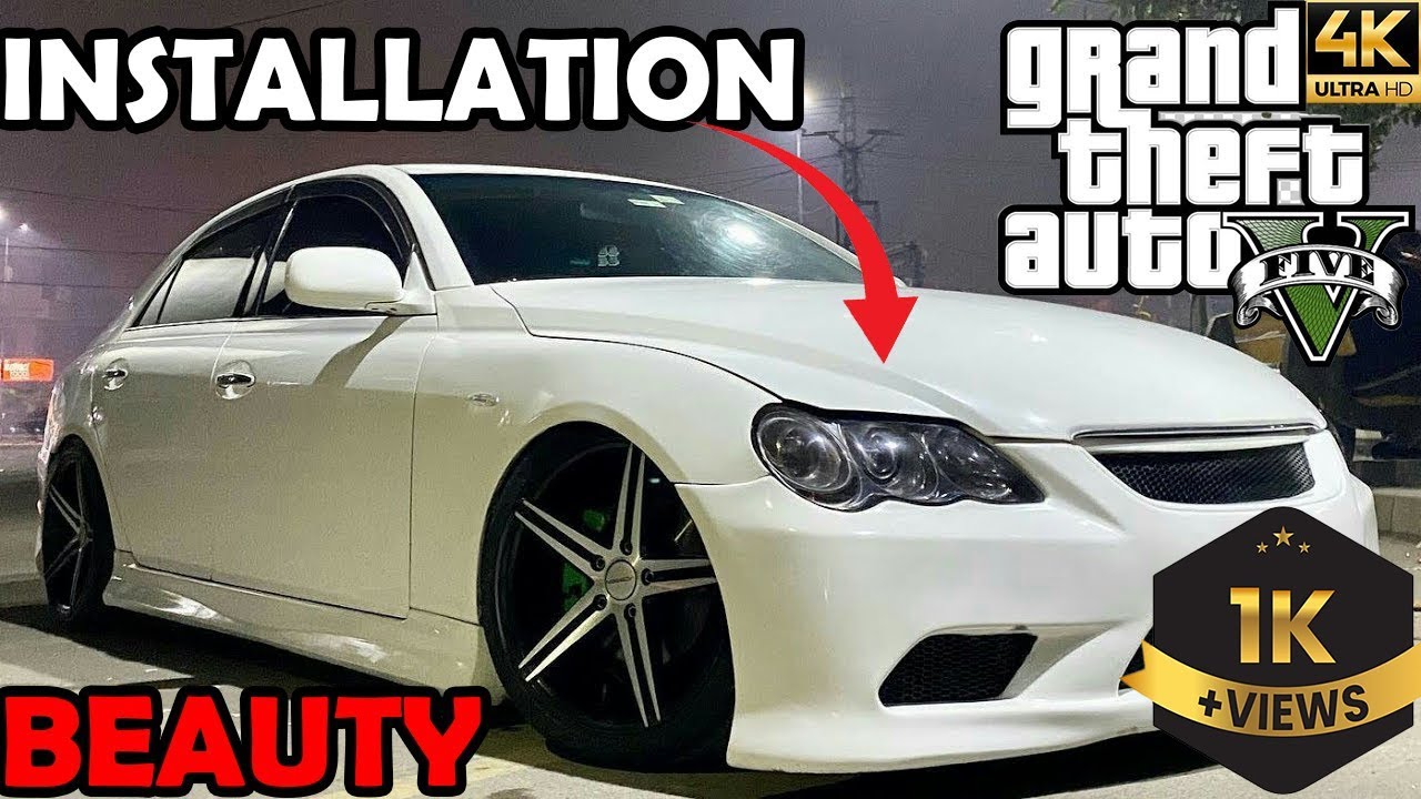 How to Install Toyota Mark X  Mod for GTA 5 | Addon Method |in 2022 | Azmeer gaming #abgamingspot