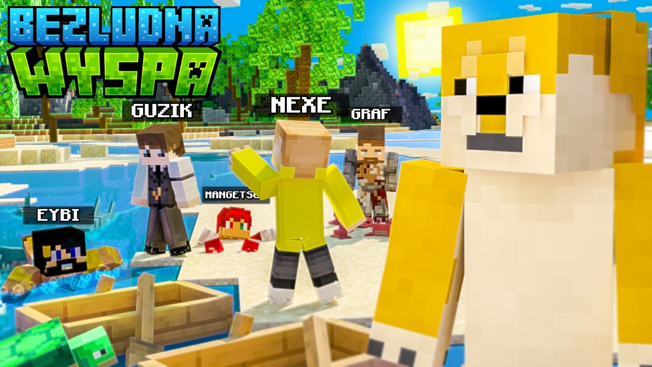 WYLĄDOWALIŚMY NA BEZLUDNEJ WYSPIE - POCZĄTEK PRZYGODY! | THE WYSPA Minecraft 192 MC | Odcinek 1
