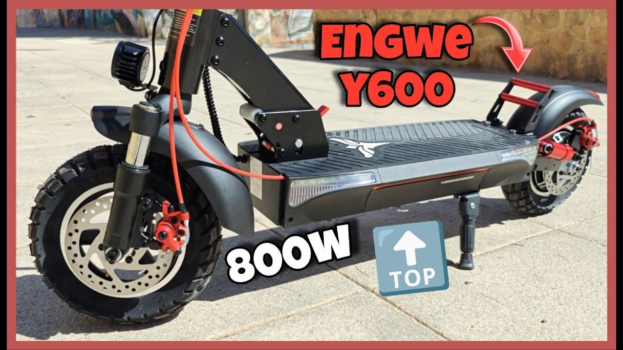 ENGWE Y600 Review - Un Patinete Eléctrico que me ha gustado MUCHO! 800w y 70km de autonomía! ¡TOP!🛴