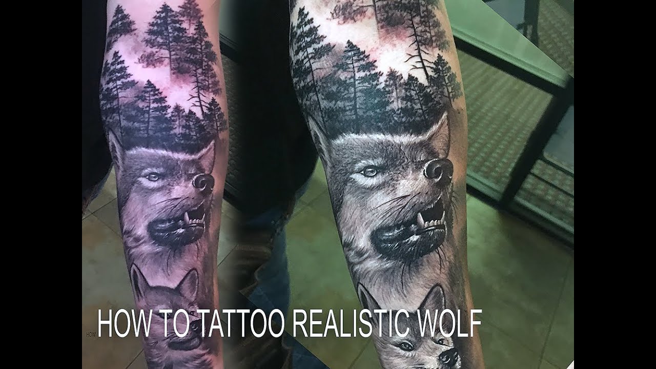 WOLF TATTOO REAL TIME