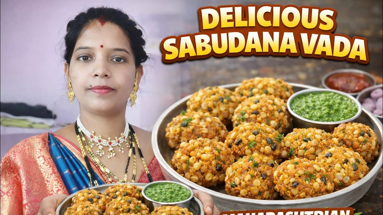 तेलात न फुटणारे, तेलकट न होणारे  कुरकुरीत  साबुदाण्याचे वडे 😋😋🤗🤗🤗🤗