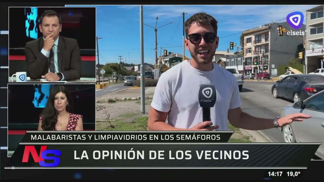 Malabaristas y limpiavidrios en los semáforos: La opinión de los vecinos en el seis tv