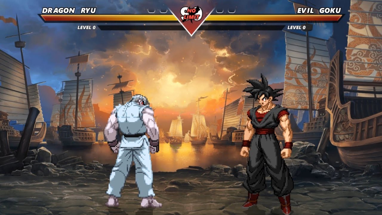 DRAGON RYU vs EVIL GOKU - The most insane fight ever made!