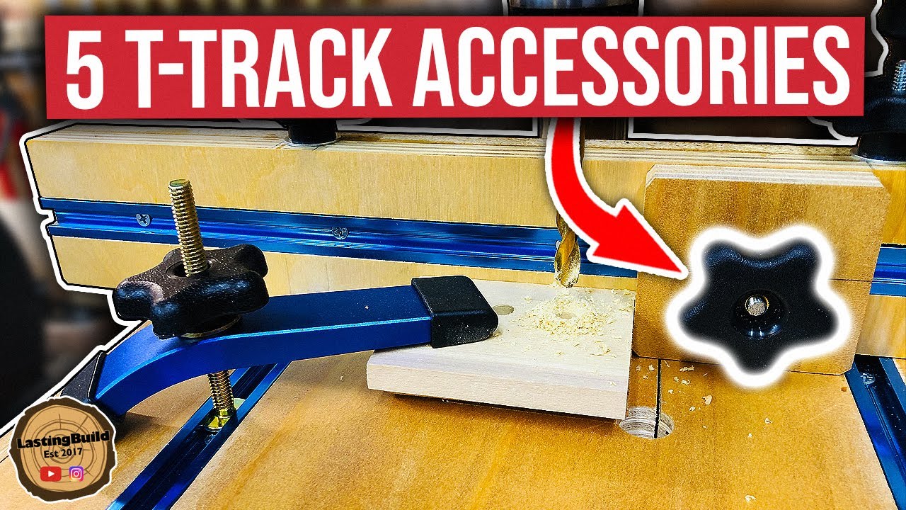 Improve Your Shop-Made Jigs Using T-tracks And These Five Accessories!