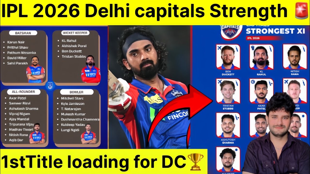 IPL 2026 में Delhi capitals की क्या होगी strength 🤔| DC LOOKS DANGEROUS | #ipl2026 #delhicapitals 