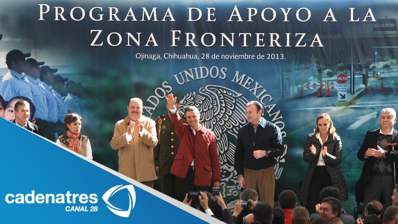 Peña Nieto pone en marcha programa de apoyo a frontera en Chihuahua