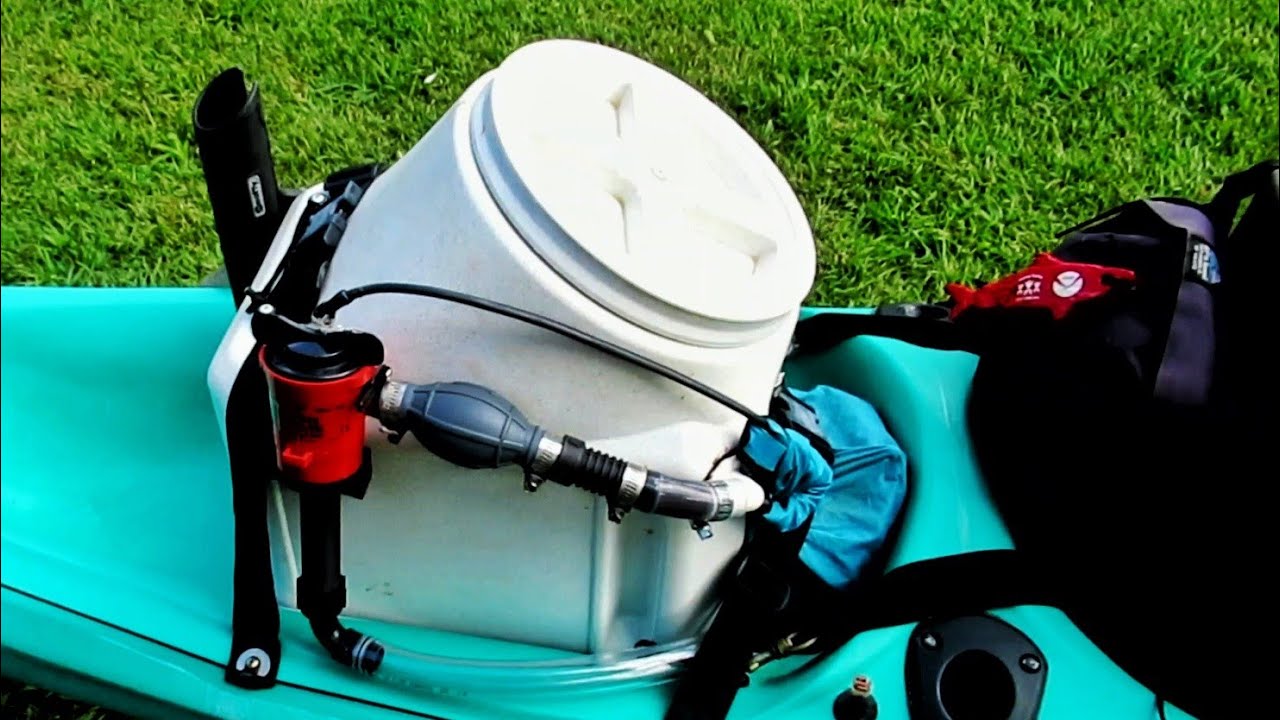 DIY KAYAK LIVE WELL. HAWAII KAYAK FISHING.