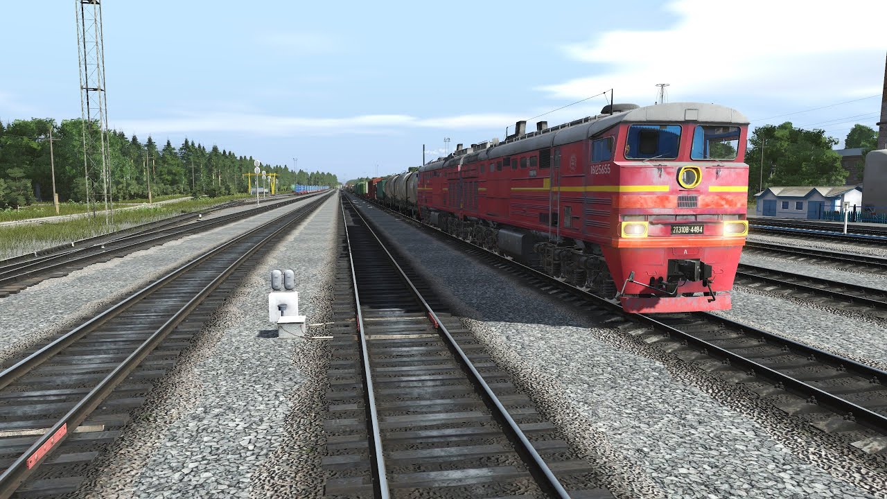 Trainz 2022 / Смена на старой кляче / 2ТЭ10В / Кизема - Кулой