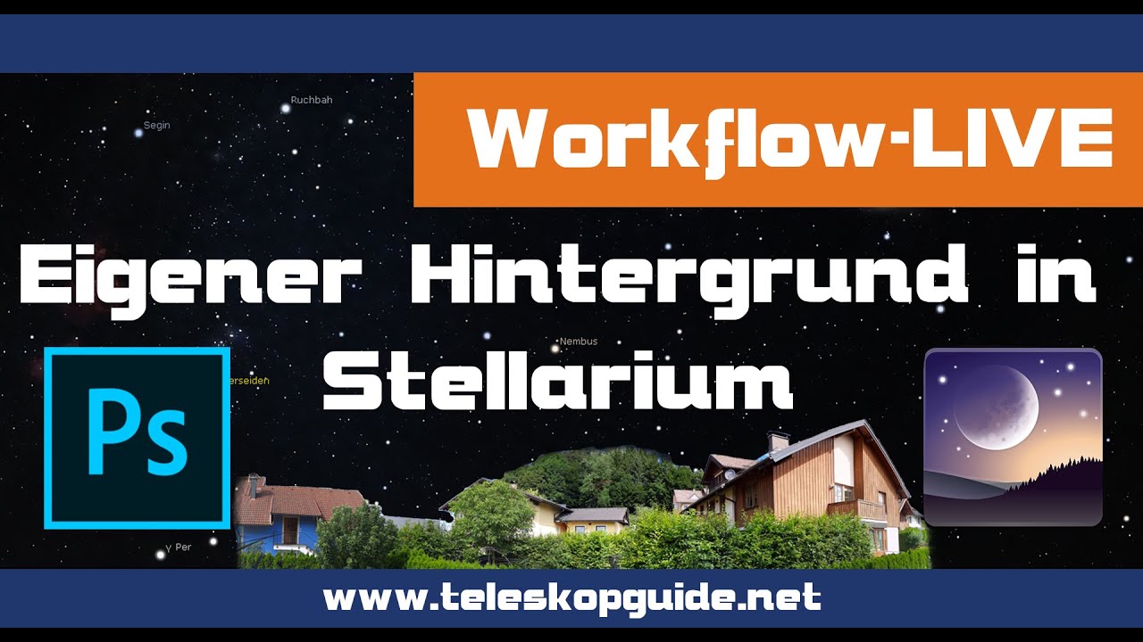 Hintergund in Stellarium einfügen
