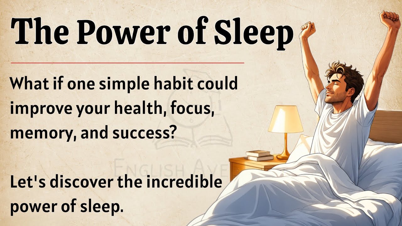 The Power of Sleep | Graded Reader | Learn English Through Podcast ✅️ 