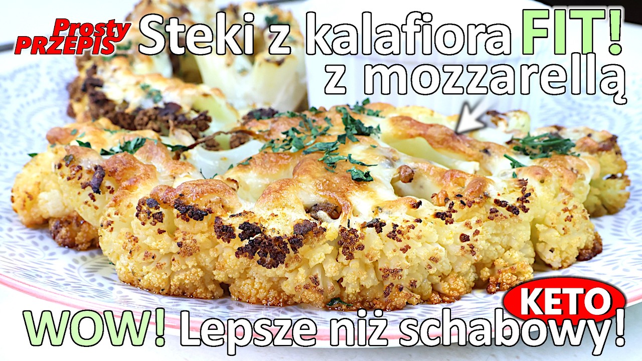 Steki z kalafiora pieczone w piekarniku