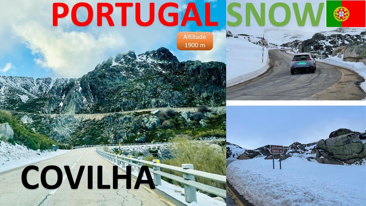 Snow in Portugal?! ❄️🇵🇹 You Won’t Believe Covilhã’s Winter Wonderland!