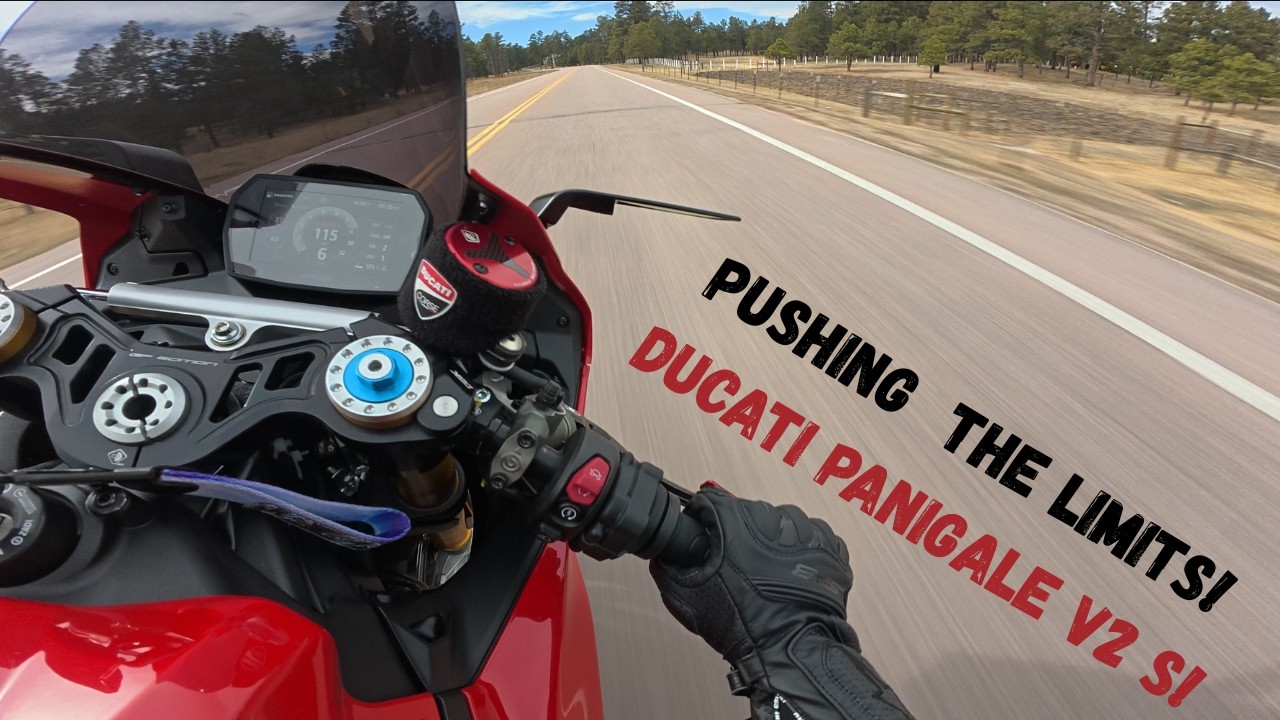Testing  the Limits on the 2025 Ducati Panigale V2 S!
