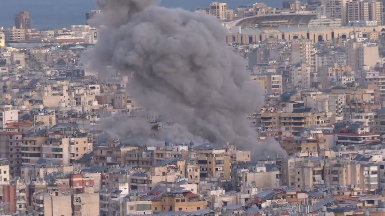 Large plume of smoke rises over Beirut after fresh Israeli strikes | AFP