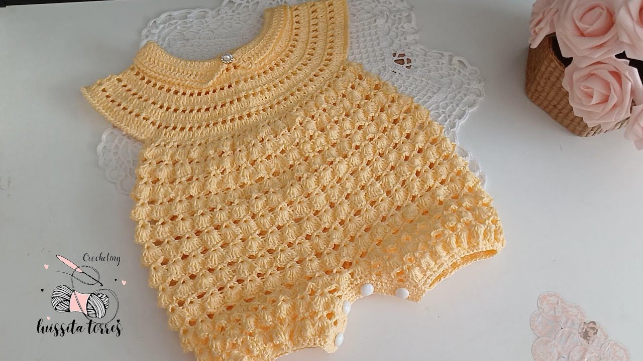 ¡NUEVO! ROPA DE BEBÉ A CROCHET CON DETALLES UNICOS ¡AMARAS TEJER ESTA BELLEZA!FÁCIL DE TEJER