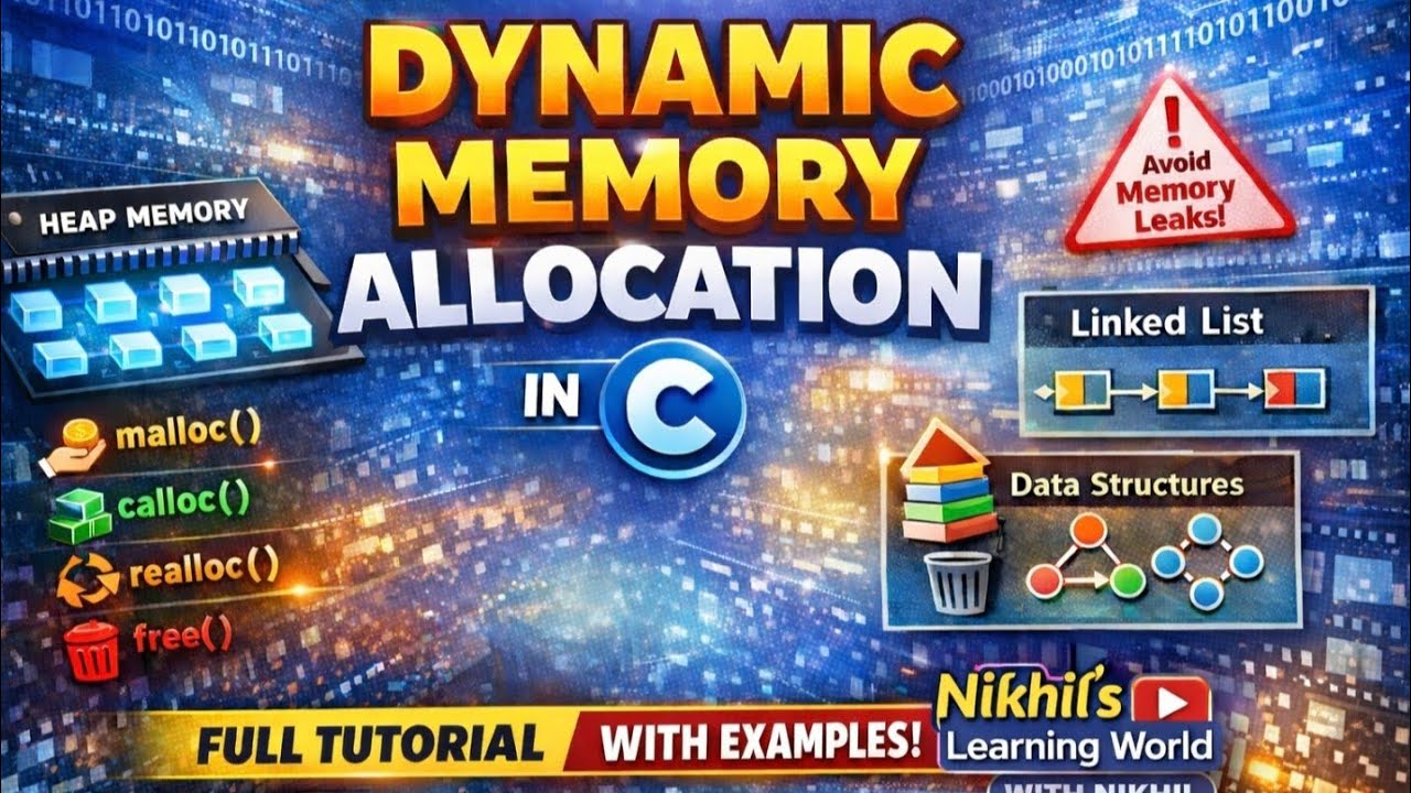 Dynamic Memory Allocation in C Programming | Part 09