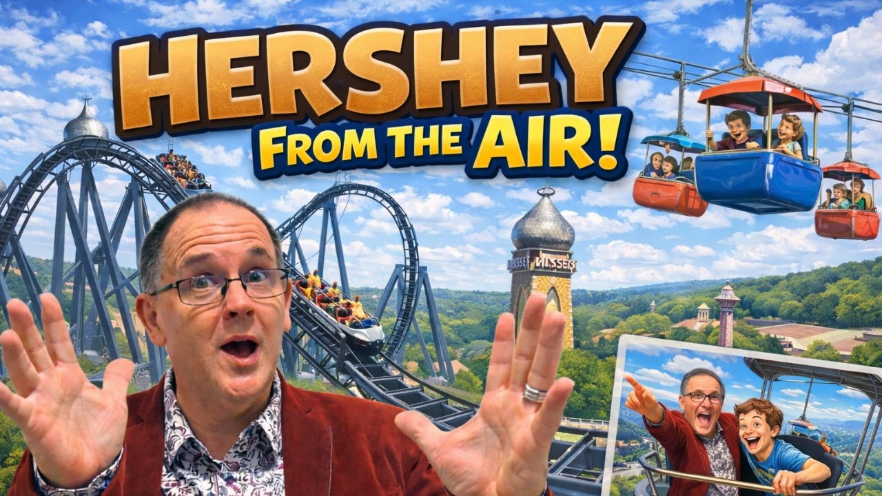 Sky Ride POV | Great Bear Coaster's Best Views | Hershey Park
