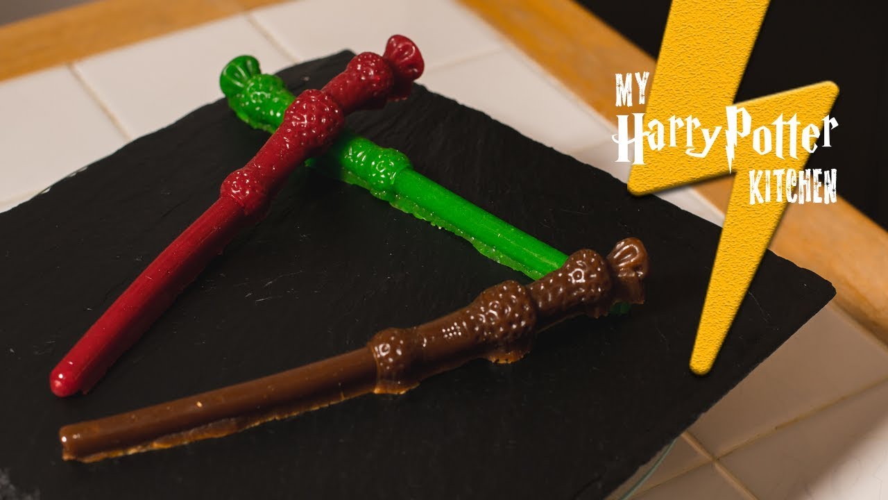 How to make LIQUORICE WANDS + DIY Silicone Moulds | My Harry Potter Kitchen (Ep. 30)