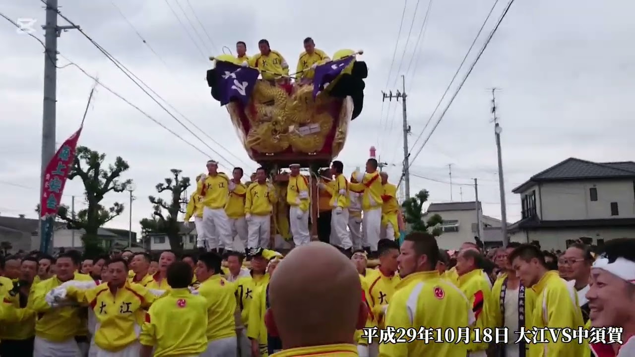 新居浜太鼓祭り2017年 大江VS中須賀