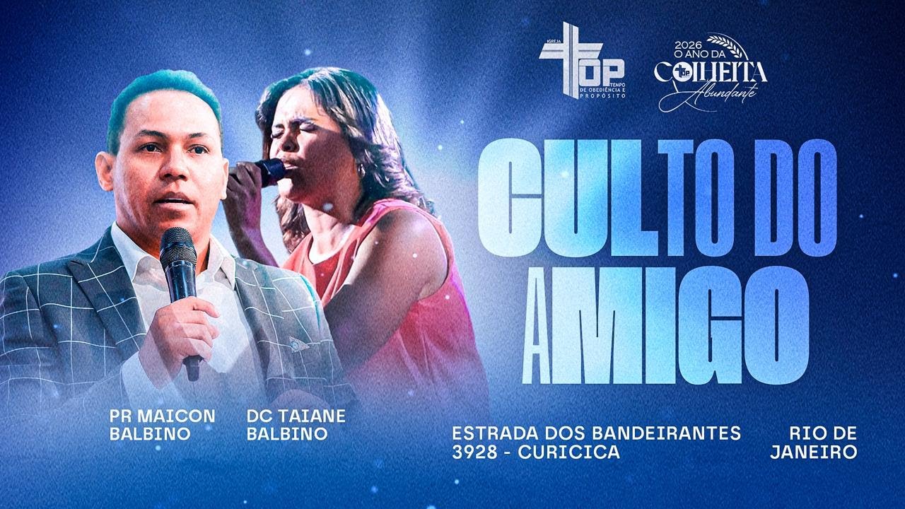 🔴CULTO DO AMIGO- PR MAICON BALBINO