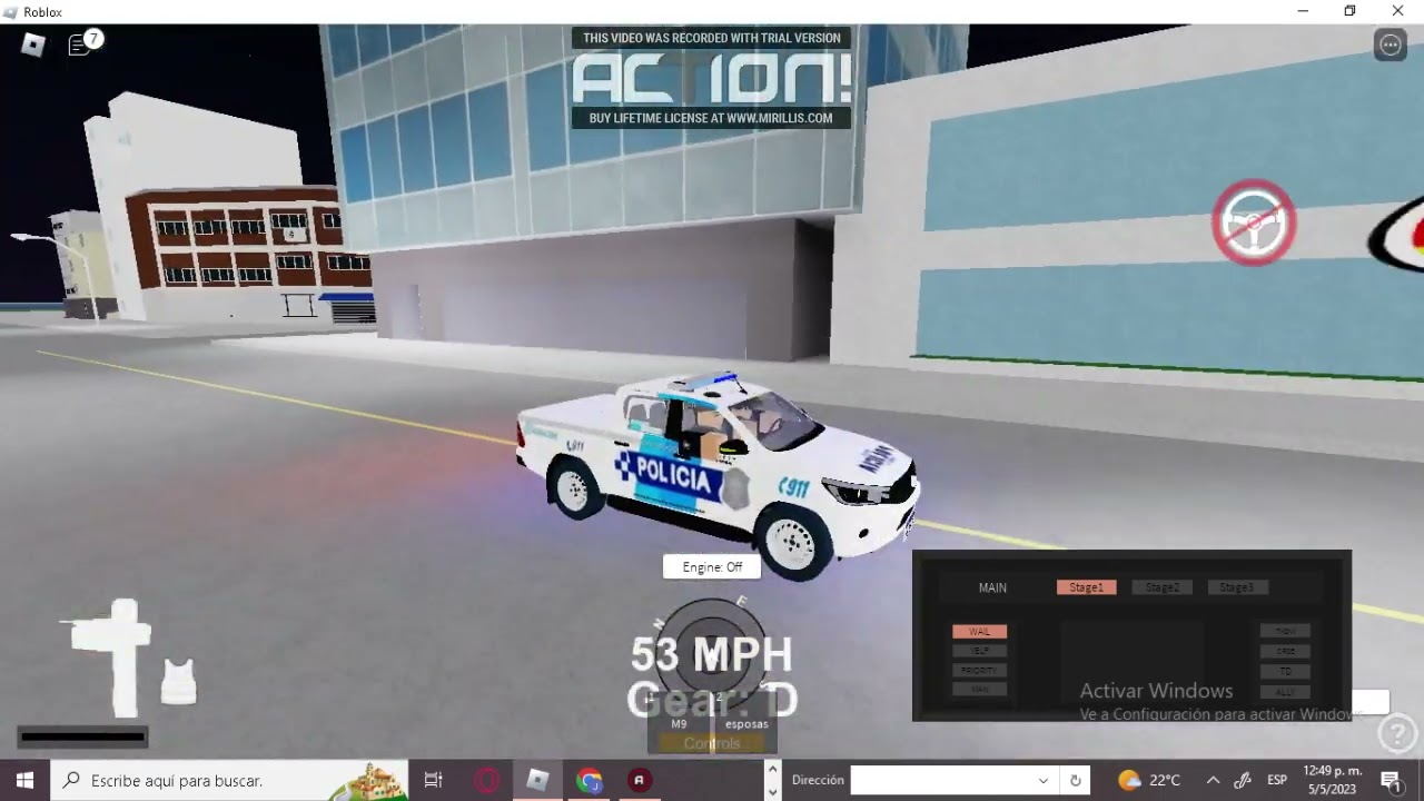 Persecusion de Villeros que consumian narcotic@!!s (Roblox) Policia Argentina Beta (JireGamer12_YT