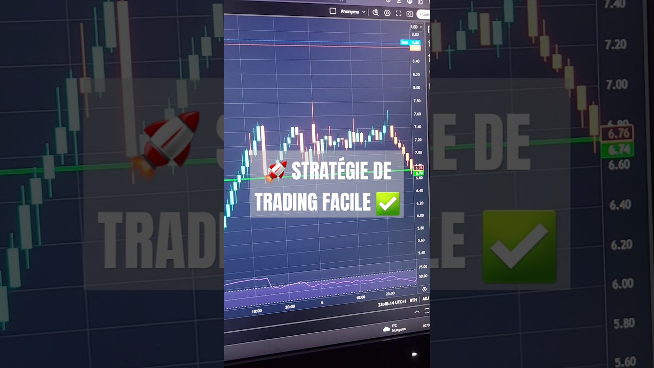 🚀 STRAT&Eacute;GIE DE TRADING FACILE ✅️ #bourse #trading #investissement