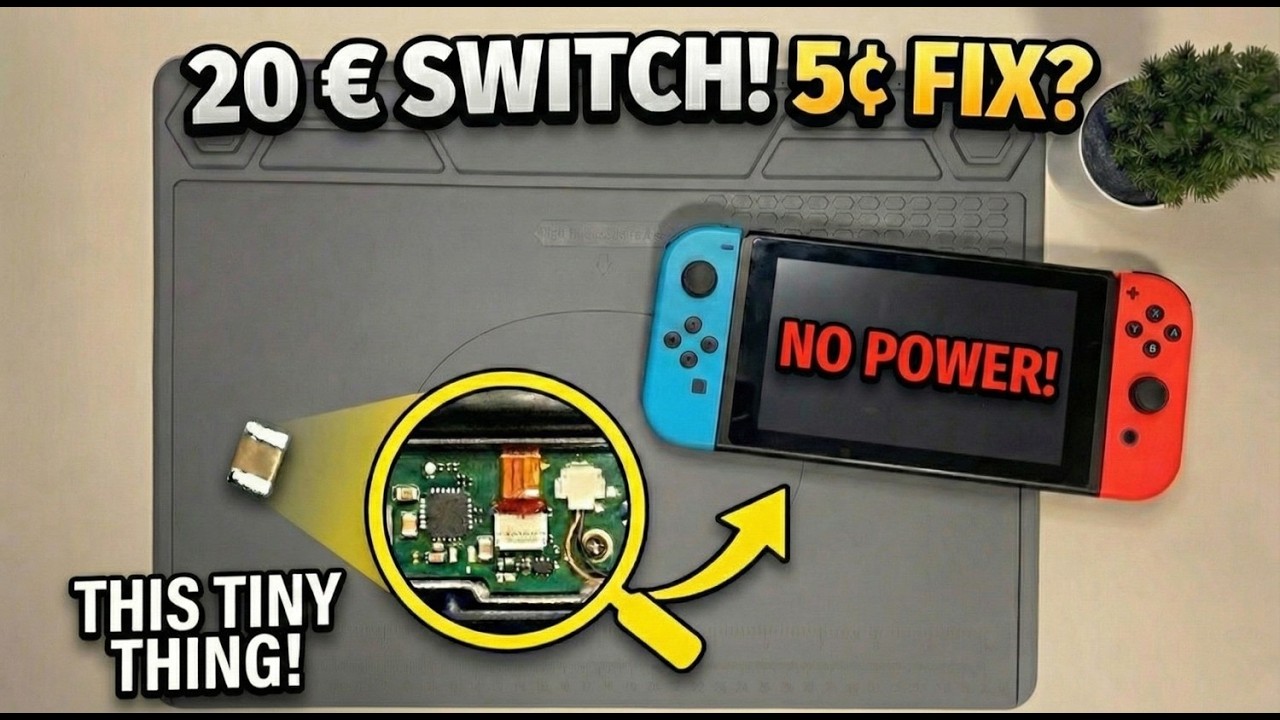 Bought a DEAD Nintendo Switch for €20