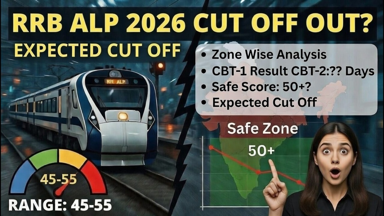 RRB ALP Cutoff 2025-26 (CEN 01/2025) Analysis | RRB ALP Cutoff 2025-26 | ALP CBT 1 CutOff
